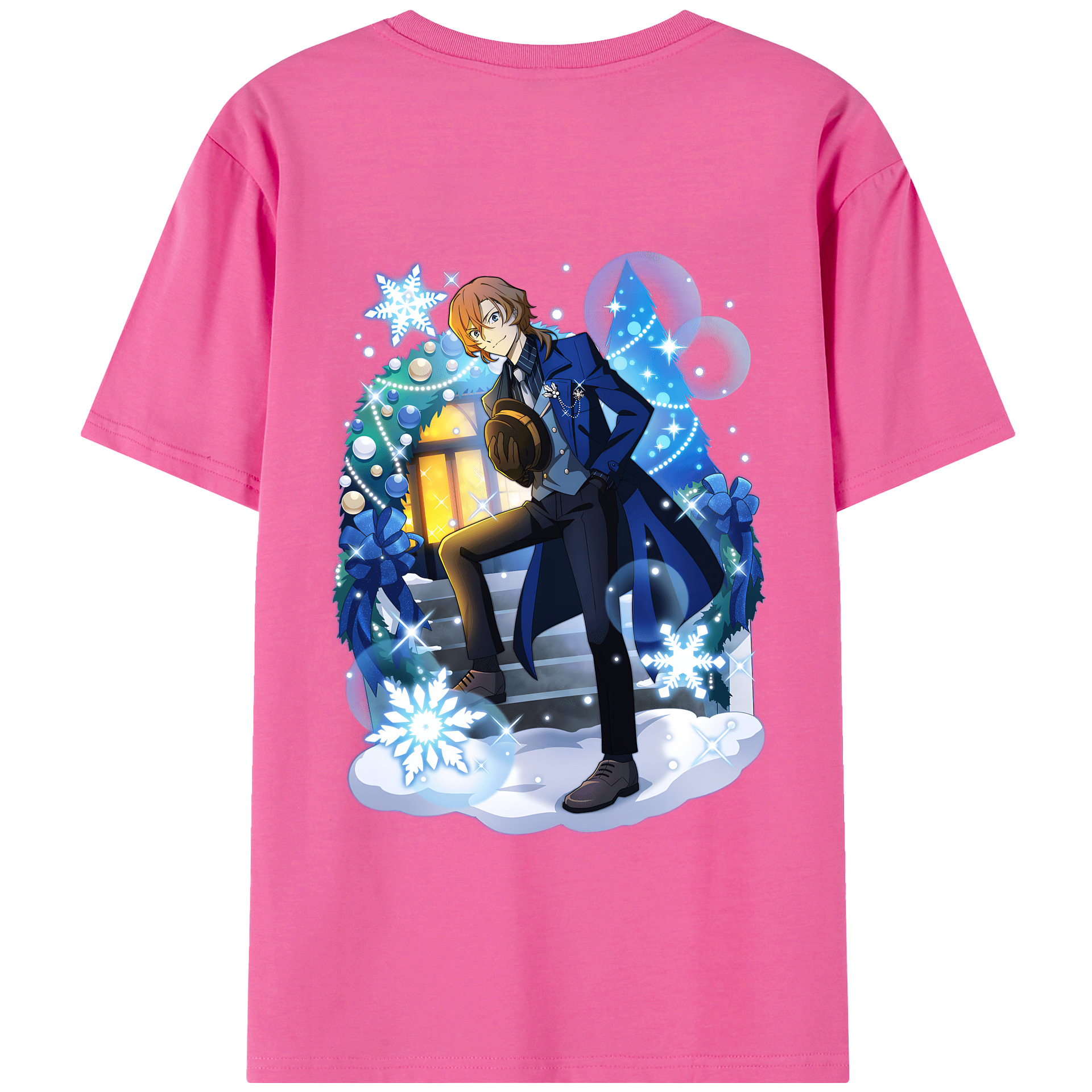 （画像用） 文豪ストレイドッグス Bungo Stray Dogs レディース半袖Tシャツ(バックプリント)